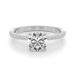 1 3/4 ct tw Lab Grown Diamond Engagement Ring Setting in 14K White Gold
