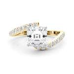 Round Single Row Lab Grown Diamond Engagement Ring - VS1 D/E/F | 14K & 18K Gold | Platinum | Round Lab Diamond | Picasso Gold & Diamond Chicago