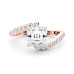 Round Single Row Lab Grown Diamond Engagement Ring - VS1 D/E/F | 14K & 18K Gold | Platinum | Round Lab Diamond | Picasso Gold & Diamond Chicago
