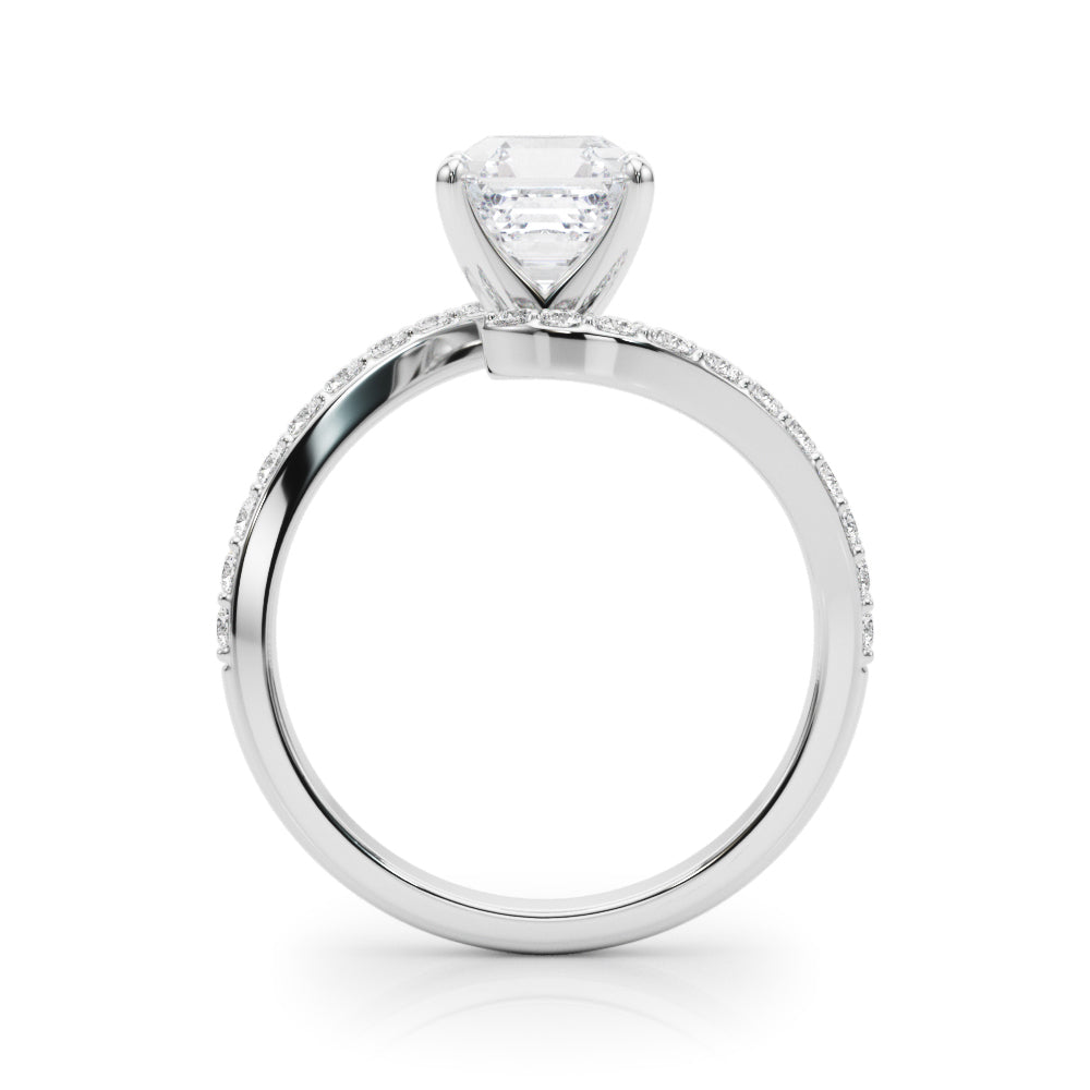 Round Single Row Lab Grown Diamond Engagement Ring - VS1 D/E/F | 14K & 18K Gold | Lab Grown Diamond Engagement Ring | Picasso Gold & Diamond | Chicago