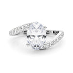 Round Single Row Lab Grown Diamond Engagement Ring - VS1 D/E/F | 14K & 18K Gold | Platinum | Round Lab Diamond | Picasso Gold & Diamond Chicago