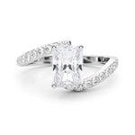 Round Single Row Lab Grown Diamond Engagement Ring - VS1 D/E/F | 14K & 18K Gold | 14K Rose Gold | Round Lab Diamond | Picasso Gold & Diamond Chicago