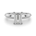 Emerald Cut Solitaire Lab Grown Diamond Engagement Ring - VS1 D/E/F | 14K & 18K Gold | 14K Yellow Gold | Emerald Cut Lab Diamond | Picasso Gold & Diamond Chicago