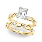 Round Single Row Lab Grown Diamond Engagement Ring - VS1 D/E/F | 14K & 18K Gold | 18K Rose Gold | Round Lab Diamond | Picasso Gold & Diamond Chicago