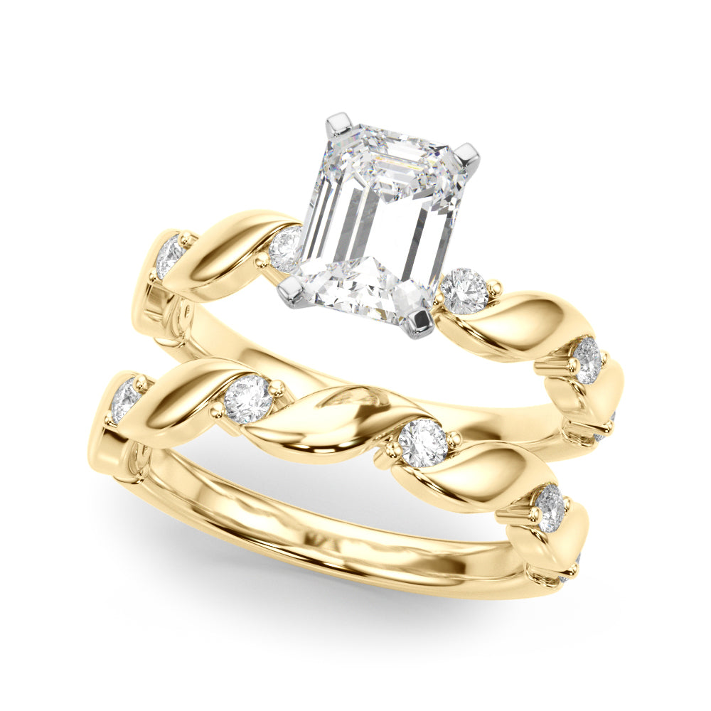 Round Single Row Lab Grown Diamond Engagement Ring - VS1 D/E/F | 14K & 18K Gold | 18K Rose Gold | Round Lab Diamond | Picasso Gold & Diamond Chicago