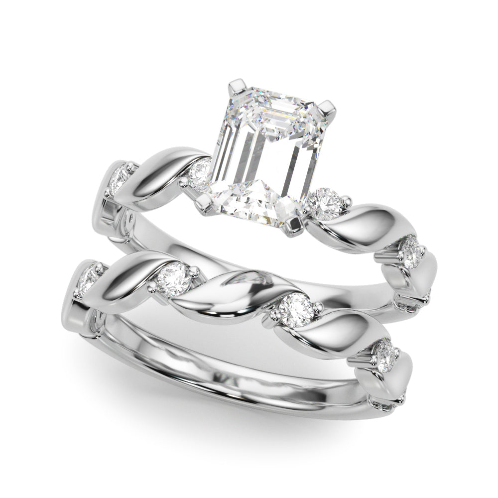 Round Single Row Lab Grown Diamond Engagement Ring - VS1 D/E/F | 14K & 18K Gold | 18K Rose Gold | Round Lab Diamond | Picasso Gold & Diamond Chicago
