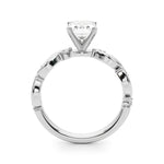 Round Single Row Lab Grown Diamond Engagement Ring - VS1 D/E/F | 14K & 18K Gold | Lab Grown Diamond Engagement Ring | Picasso Gold & Diamond | Chicago