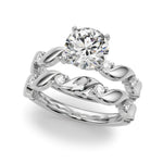 Round Single Row Lab Grown Diamond Engagement Ring - VS1 D/E/F | 14K & 18K Gold | Platinum | Round Lab Diamond | Picasso Gold & Diamond Chicago