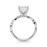 Round Single Row Lab Grown Diamond Engagement Ring - VS1 D/E/F | 14K & 18K Gold | Lab Grown Diamond Engagement Ring | Picasso Gold & Diamond | Chicago