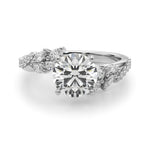 Round Bypass Lab Grown Diamond Engagement Ring - VS1 D/E/F | 14K & 18K Gold | 14K Rose Gold | Round Lab Diamond | Picasso Gold & Diamond Chicago