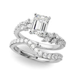 Round Bypass Lab Grown Diamond Engagement Ring - VS1 D/E/F | 14K & 18K Gold | 18K Rose Gold | Round Lab Diamond | Picasso Gold & Diamond Chicago