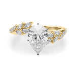 Round Bypass Lab Grown Diamond Engagement Ring - VS1 D/E/F | 14K & 18K Gold | Lab Grown Diamond Engagement Ring | Picasso Gold & Diamond | Chicago