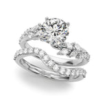 Round Bypass Lab Grown Diamond Engagement Ring - VS1 D/E/F | 14K & 18K Gold | Platinum | Round Lab Diamond | Picasso Gold & Diamond Chicago