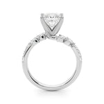 Round Bypass Lab Grown Diamond Engagement Ring - VS1 D/E/F | 14K & 18K Gold | Lab Grown Diamond Engagement Ring | Picasso Gold & Diamond | Chicago