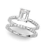 Round Single Row Lab Grown Diamond Engagement Ring - VS1 D/E/F | 14K & 18K Gold | 18K Rose Gold | Round Lab Diamond | Picasso Gold & Diamond Chicago