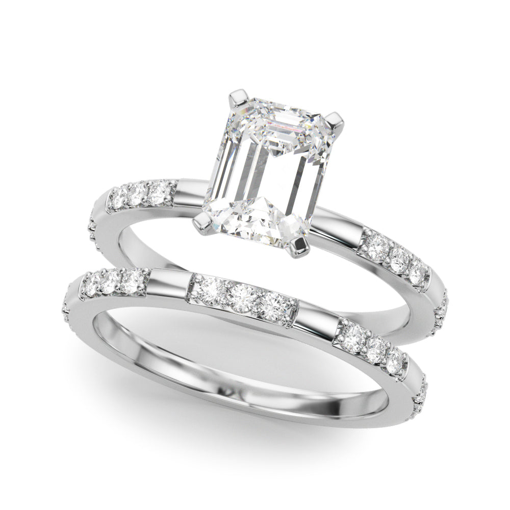 Round Single Row Lab Grown Diamond Engagement Ring - VS1 D/E/F | 14K & 18K Gold | 18K Rose Gold | Round Lab Diamond | Picasso Gold & Diamond Chicago