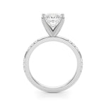 Round Single Row Lab Grown Diamond Engagement Ring - VS1 D/E/F | 14K & 18K Gold | Lab Grown Diamond Engagement Ring | Picasso Gold & Diamond | Chicago