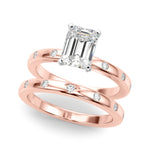 Round Single Row Lab Grown Diamond Engagement Ring - VS1 D/E/F | 14K & 18K Gold | 18K Rose Gold | Round Lab Diamond | Picasso Gold & Diamond Chicago