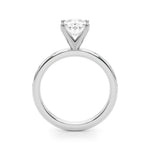 Round Single Row Lab Grown Diamond Engagement Ring - VS1 D/E/F | 14K & 18K Gold | 18K White Gold | Round Lab Diamond | Picasso Gold & Diamond Chicago