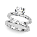 Round Single Row Lab Grown Diamond Engagement Ring - VS1 D/E/F | 14K & 18K Gold | Platinum | Round Lab Diamond | Picasso Gold & Diamond Chicago