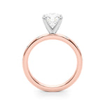 Round Single Row Lab Grown Diamond Engagement Ring - VS1 D/E/F | 14K & 18K Gold | Lab Grown Diamond Engagement Ring | Picasso Gold & Diamond | Chicago