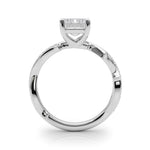 Round Twisted Shank Lab Grown Diamond Engagement Ring - VS1 D/E/F | 14K & 18K Gold | Lab Grown Diamond Engagement Ring | Picasso Gold & Diamond | Chicago