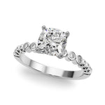 Round Single Row Lab Grown Diamond Engagement Ring - VS1 D/E/F | 14K & 18K Gold | Lab Grown Diamond Engagement Ring | Picasso Gold & Diamond | Chicago