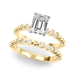 Round Single Row Lab Grown Diamond Engagement Ring - VS1 D/E/F | 14K & 18K Gold | Platinum | Round Lab Diamond | Picasso Gold & Diamond Chicago