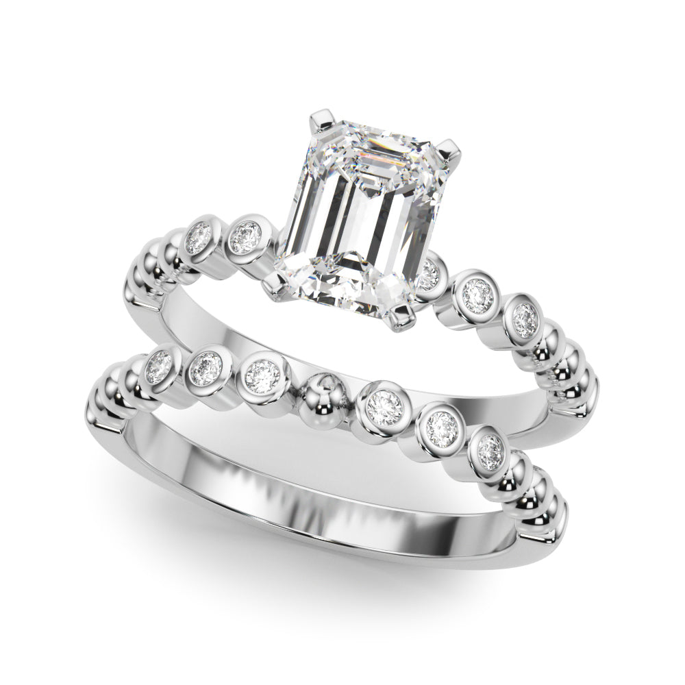 Round Single Row Lab Grown Diamond Engagement Ring - VS1 D/E/F | 14K & 18K Gold | Lab Grown Diamond Engagement Ring | Picasso Gold & Diamond | Chicago