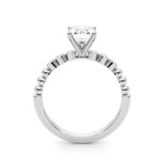 Round Single Row Lab Grown Diamond Engagement Ring - VS1 D/E/F | 14K & 18K Gold | Lab Grown Diamond Engagement Ring | Picasso Gold & Diamond | Chicago