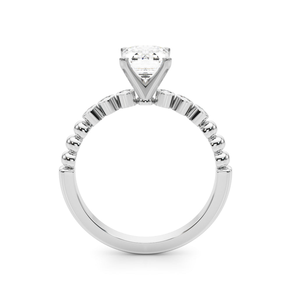 Round Single Row Lab Grown Diamond Engagement Ring - VS1 D/E/F | 14K & 18K Gold | Lab Grown Diamond Engagement Ring | Picasso Gold & Diamond | Chicago