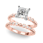 Round Single Row Lab Grown Diamond Engagement Ring - VS1 D/E/F | 14K & 18K Gold | 18K White Gold | Round Lab Diamond | Picasso Gold & Diamond Chicago