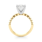 Round Single Row Lab Grown Diamond Engagement Ring - VS1 D/E/F | 14K & 18K Gold | Lab Grown Diamond Engagement Ring | Picasso Gold & Diamond | Chicago