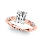 Round Solitaire Lab Grown Diamond Engagement Ring - VS1 D/E/F | 14K & 18K Gold | 18K White Gold | Round Lab Diamond | Picasso Gold & Diamond Chicago