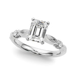 Round Solitaire Lab Grown Diamond Engagement Ring - VS1 D/E/F | 14K & 18K Gold | 18K Yellow Gold | Round Lab Diamond | Picasso Gold & Diamond Chicago
