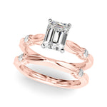 Round Solitaire Lab Grown Diamond Engagement Ring - VS1 D/E/F | 14K & 18K Gold | 18K Rose Gold | Round Lab Diamond | Picasso Gold & Diamond Chicago