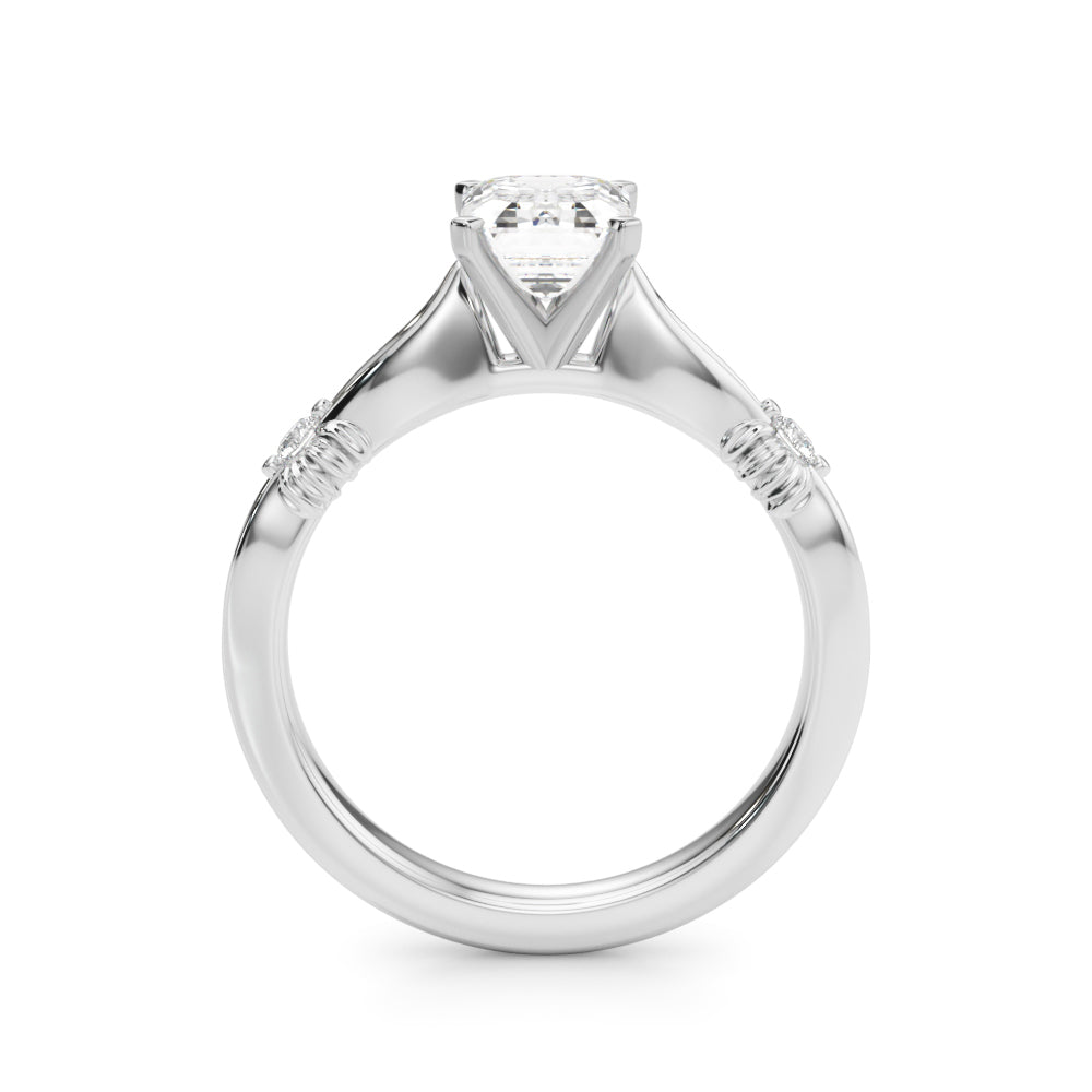 Round Solitaire Lab Grown Diamond Engagement Ring - VS1 D/E/F | 14K & 18K Gold | Lab Grown Diamond Engagement Ring | Picasso Gold & Diamond | Chicago
