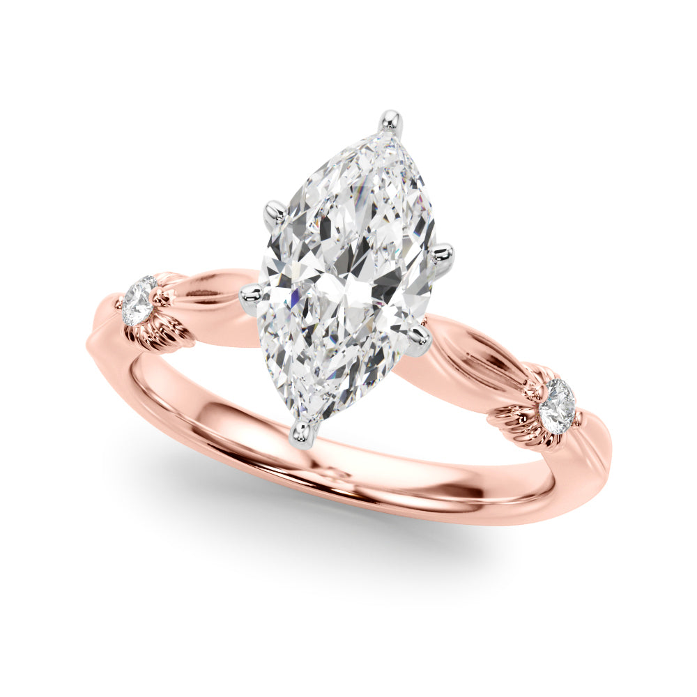 Round Solitaire Lab Grown Diamond Engagement Ring - VS1 D/E/F | 14K & 18K Gold | Lab Grown Diamond Engagement Ring | Picasso Gold & Diamond | Chicago