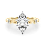 Round Solitaire Lab Grown Diamond Engagement Ring - VS1 D/E/F | 14K & 18K Gold | Lab Grown Diamond Engagement Ring | Picasso Gold & Diamond | Chicago