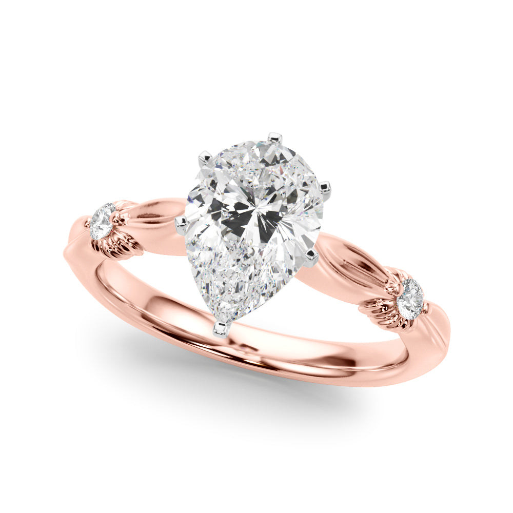 Round Solitaire Lab Grown Diamond Engagement Ring - VS1 D/E/F | 14K & 18K Gold | Lab Grown Diamond Engagement Ring | Picasso Gold & Diamond | Chicago