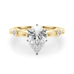 Round Solitaire Lab Grown Diamond Engagement Ring - VS1 D/E/F | 14K & 18K Gold | Lab Grown Diamond Engagement Ring | Picasso Gold & Diamond | Chicago