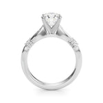 Round Solitaire Lab Grown Diamond Engagement Ring - VS1 D/E/F | 14K & 18K Gold | 14K Rose Gold | Round Lab Diamond | Picasso Gold & Diamond Chicago