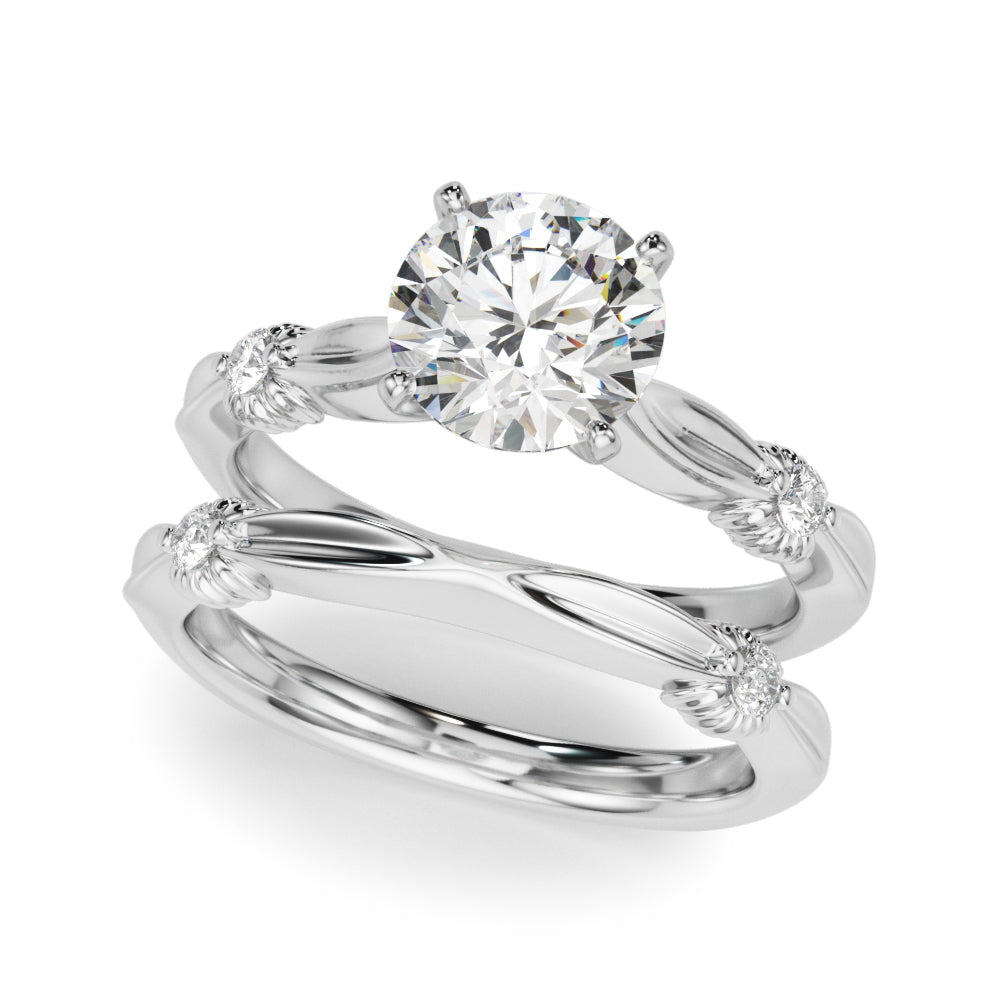 Round Solitaire Lab Grown Diamond Engagement Ring - VS1 D/E/F | 14K & 18K Gold | Platinum | Round Lab Diamond | Picasso Gold & Diamond Chicago