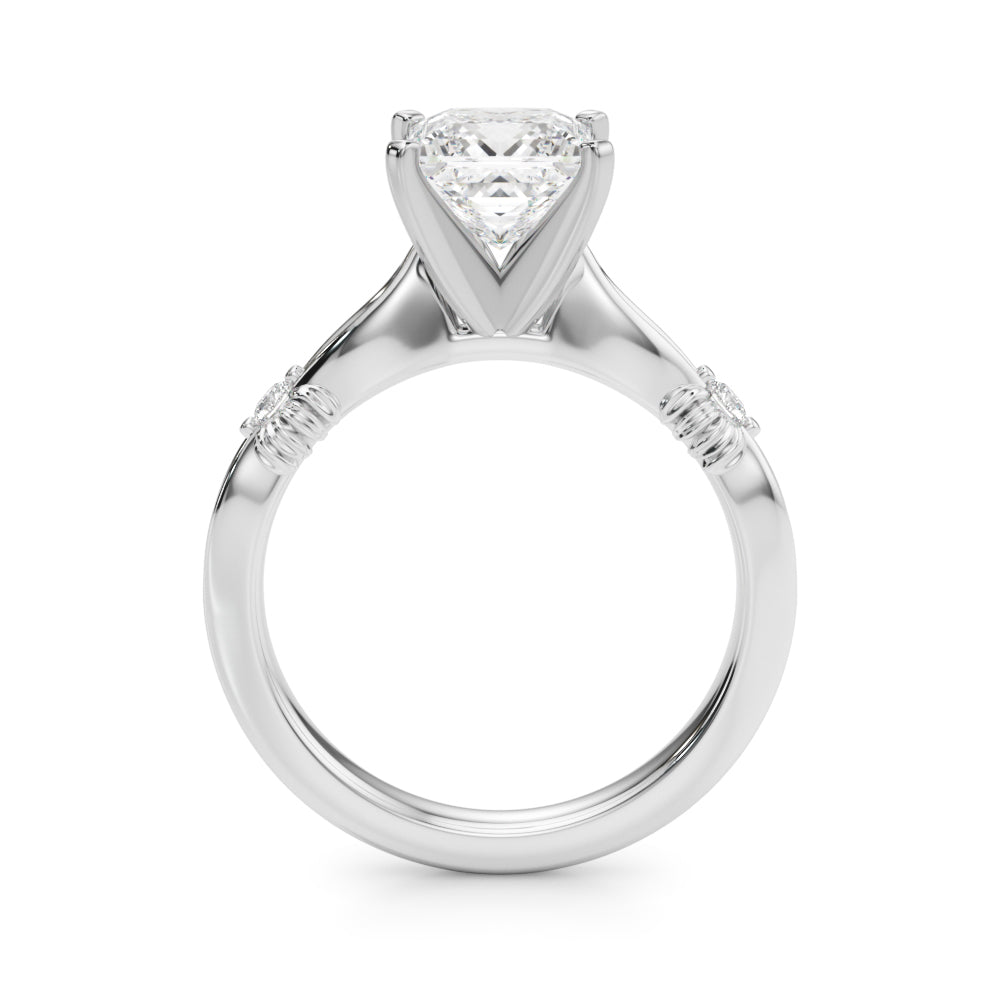 Round Solitaire Lab Grown Diamond Engagement Ring - VS1 D/E/F | 14K & 18K Gold | Lab Grown Diamond Engagement Ring | Picasso Gold & Diamond | Chicago