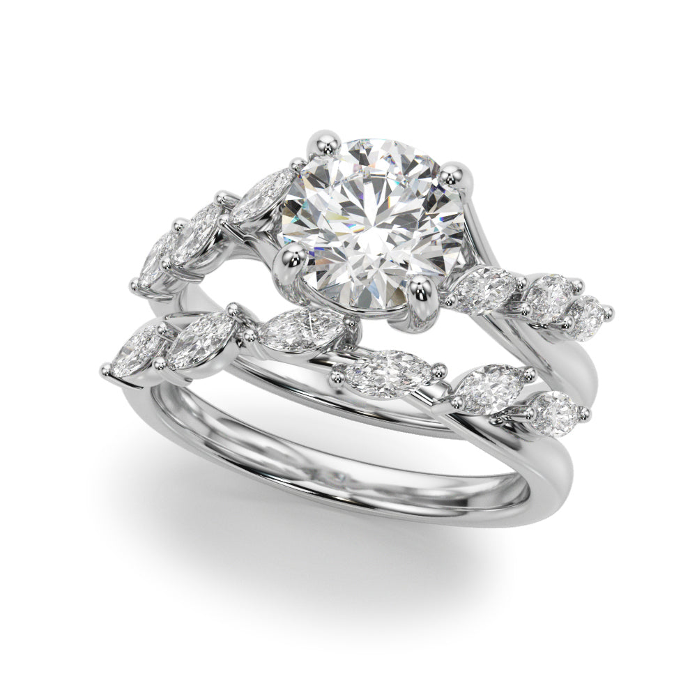 Round Classic Lab Grown Diamond Engagement Ring - VS1 D/E/F | 14K & 18K Gold | 14K Rose Gold | Round Lab Diamond | Picasso Gold & Diamond Chicago