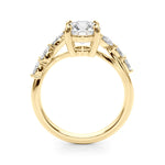 Round Classic Lab Grown Diamond Engagement Ring - VS1 D/E/F | 14K & 18K Gold | 14K Rose Gold | Round Lab Diamond | Picasso Gold & Diamond Chicago