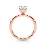 Oval Solitaire Lab Grown Diamond Engagement Ring - VS1 D/E/F | 14K & 18K Gold | 14K Rose Gold | Oval Lab Diamond | Picasso Gold & Diamond Chicago