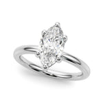 Marquise Solitaire Lab Grown Diamond Engagement Ring - VS1 D/E/F | 14K & 18K Gold | 14K White Gold | Marquise Lab Diamond | Picasso Gold & Diamond Chicago