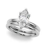 Marquise Solitaire Lab Grown Diamond Engagement Ring - VS1 D/E/F | 14K & 18K Gold | 14K Rose Gold | Marquise Lab Diamond | Picasso Gold & Diamond Chicago