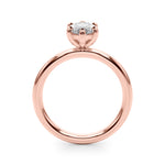 Marquise Solitaire Lab Grown Diamond Engagement Ring - VS1 D/E/F | 14K & 18K Gold | 14K Rose Gold | Marquise Lab Diamond | Picasso Gold & Diamond Chicago